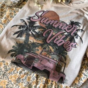 Women’s Jeep Summer Graphic Tee- Off-roading Shirt